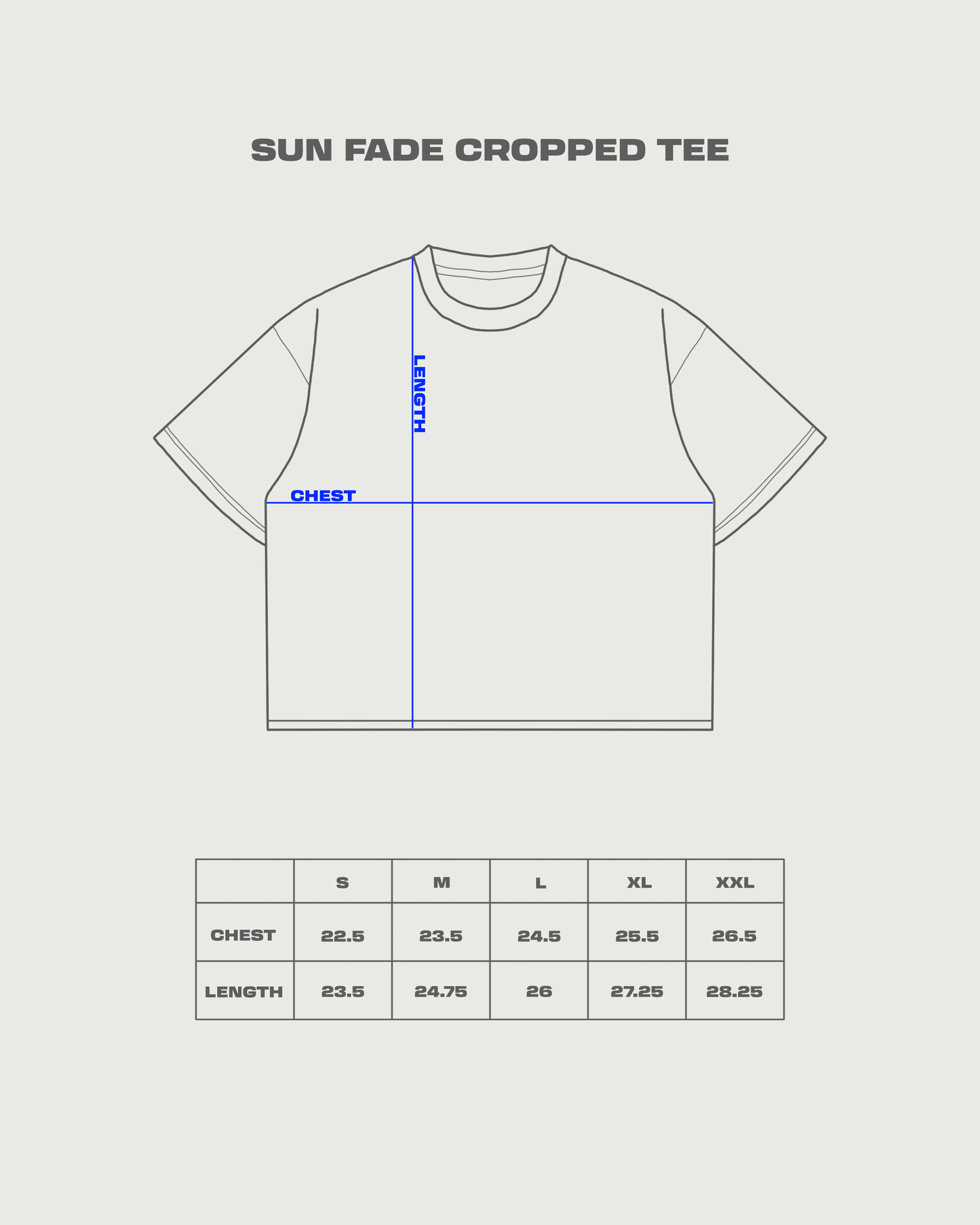 RB003 Sunfade Cropped Tee