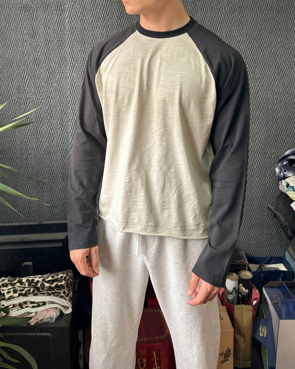 Raglan Slub Long Sleeve