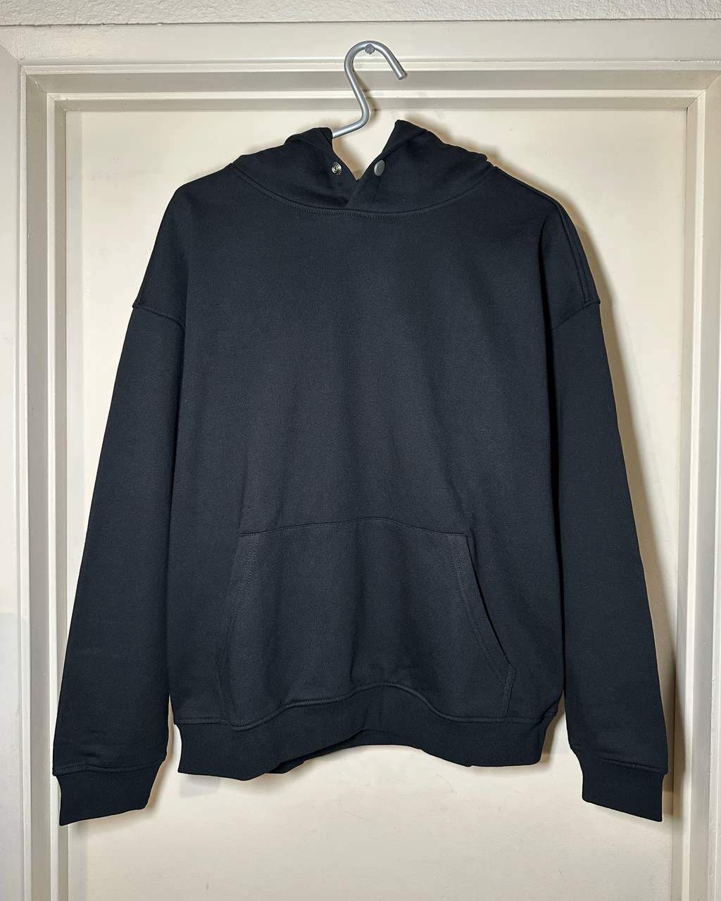 Popper Button Hoodie