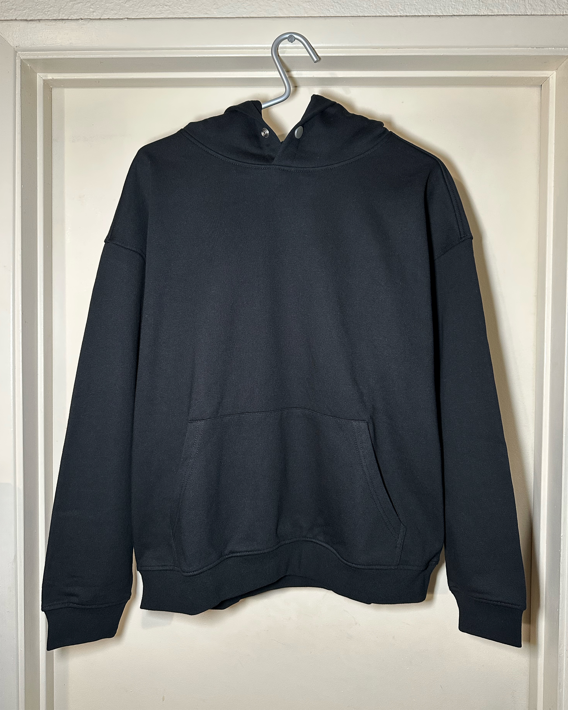 Popper Button Hoodie