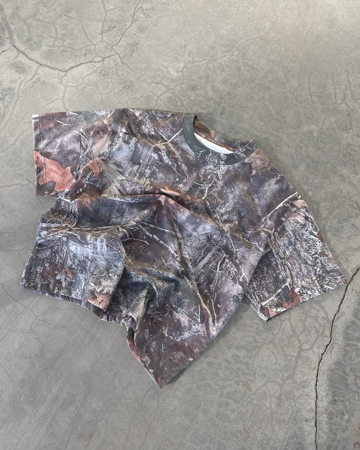 Boxy Camo Tee