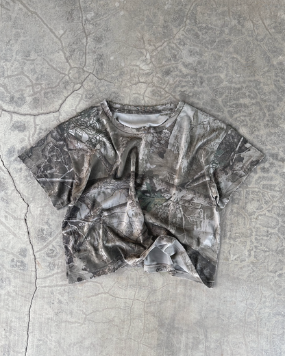 RB007 Cropped Camo Tee