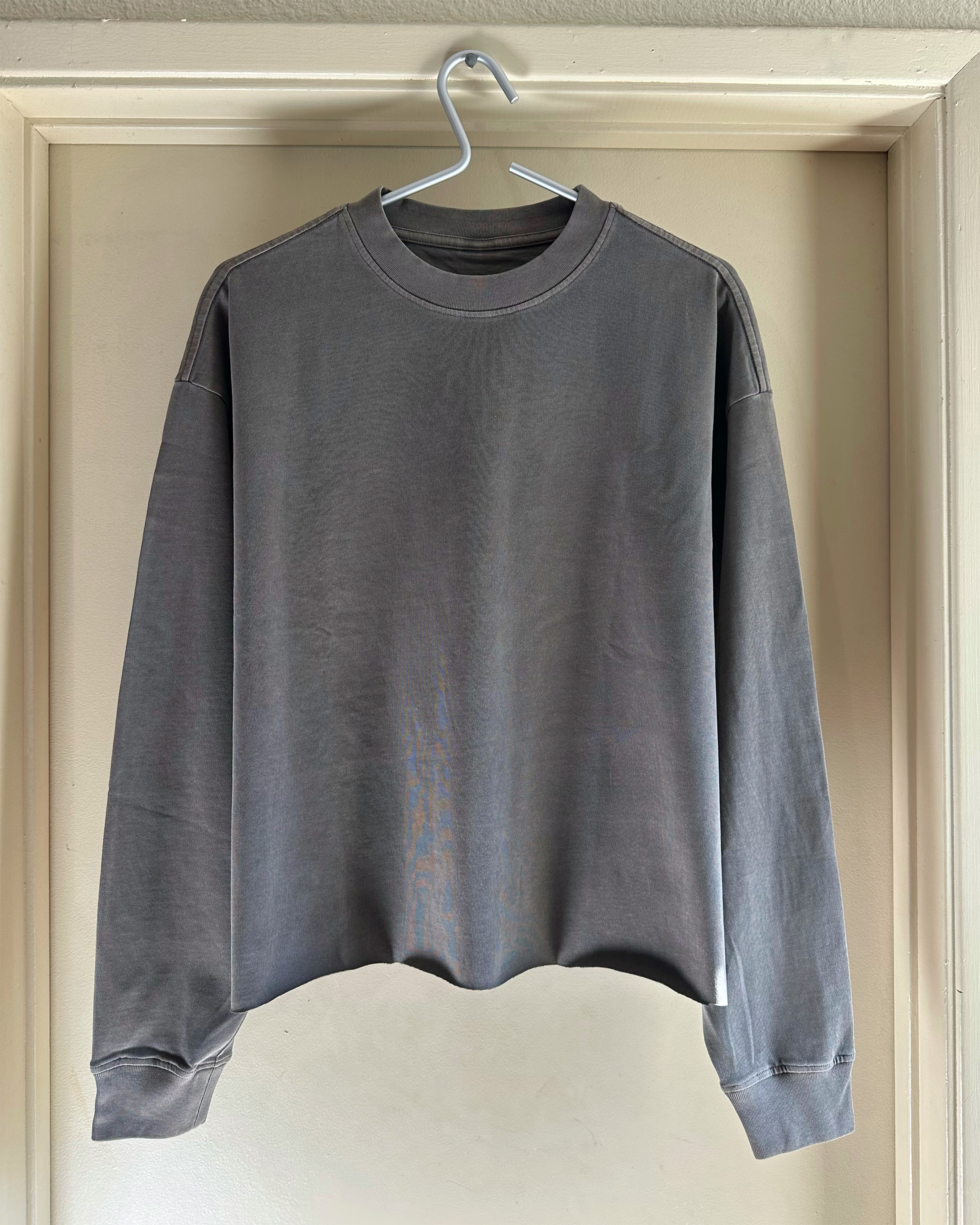 Raw Hem Boxy Long Sleeves
