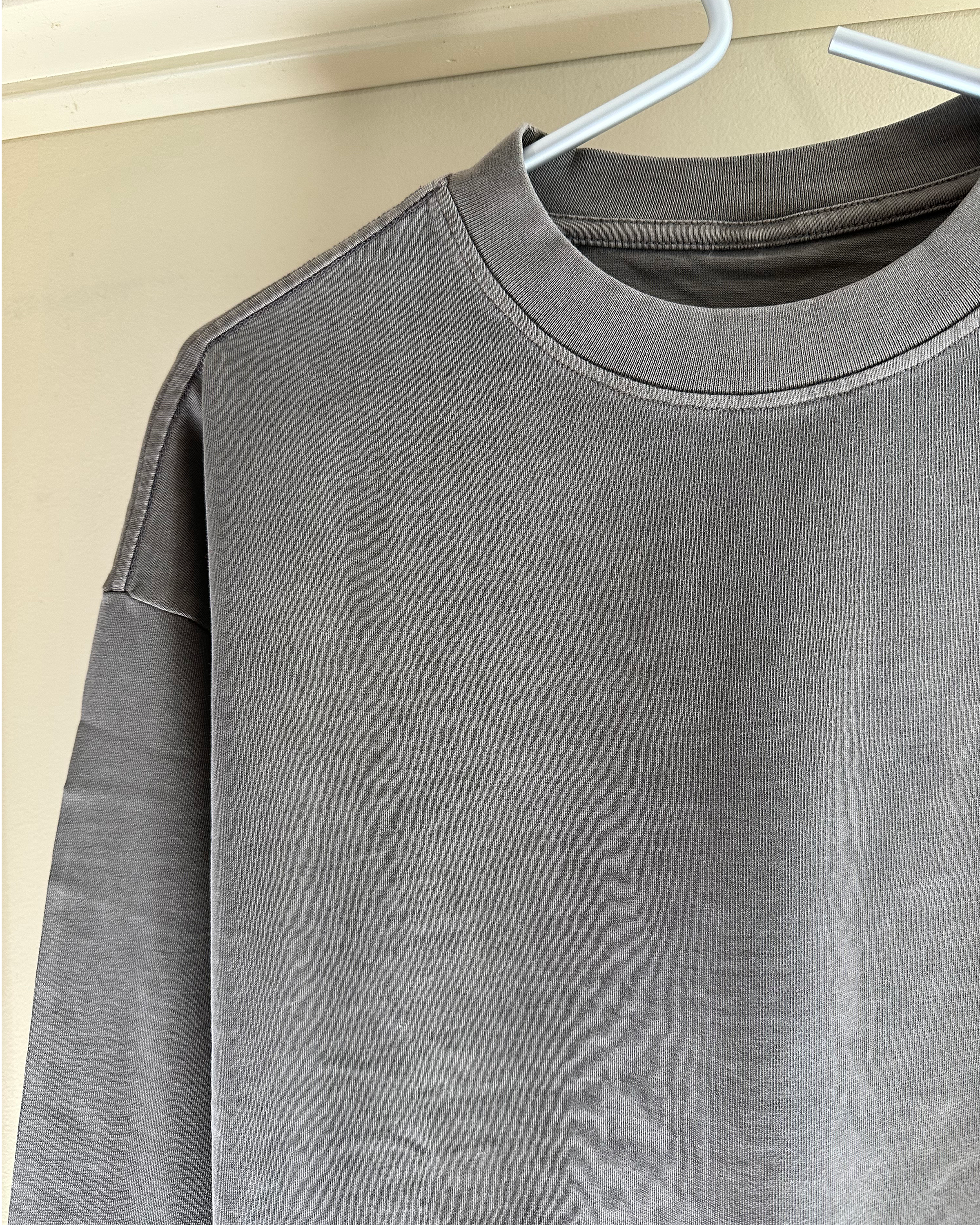 Raw Hem Boxy Long Sleeves