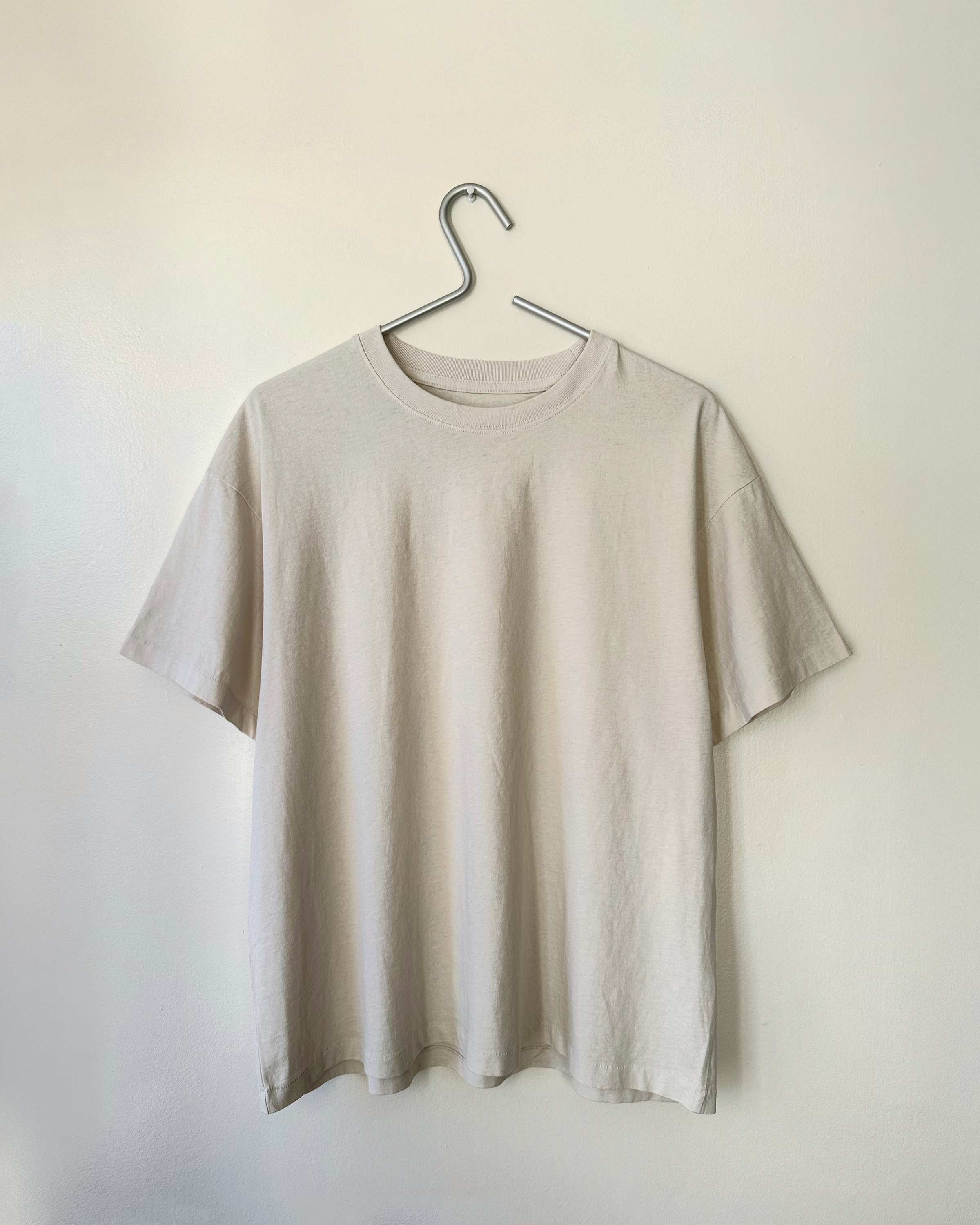 180GSM Vintage Tee Vintage Beige