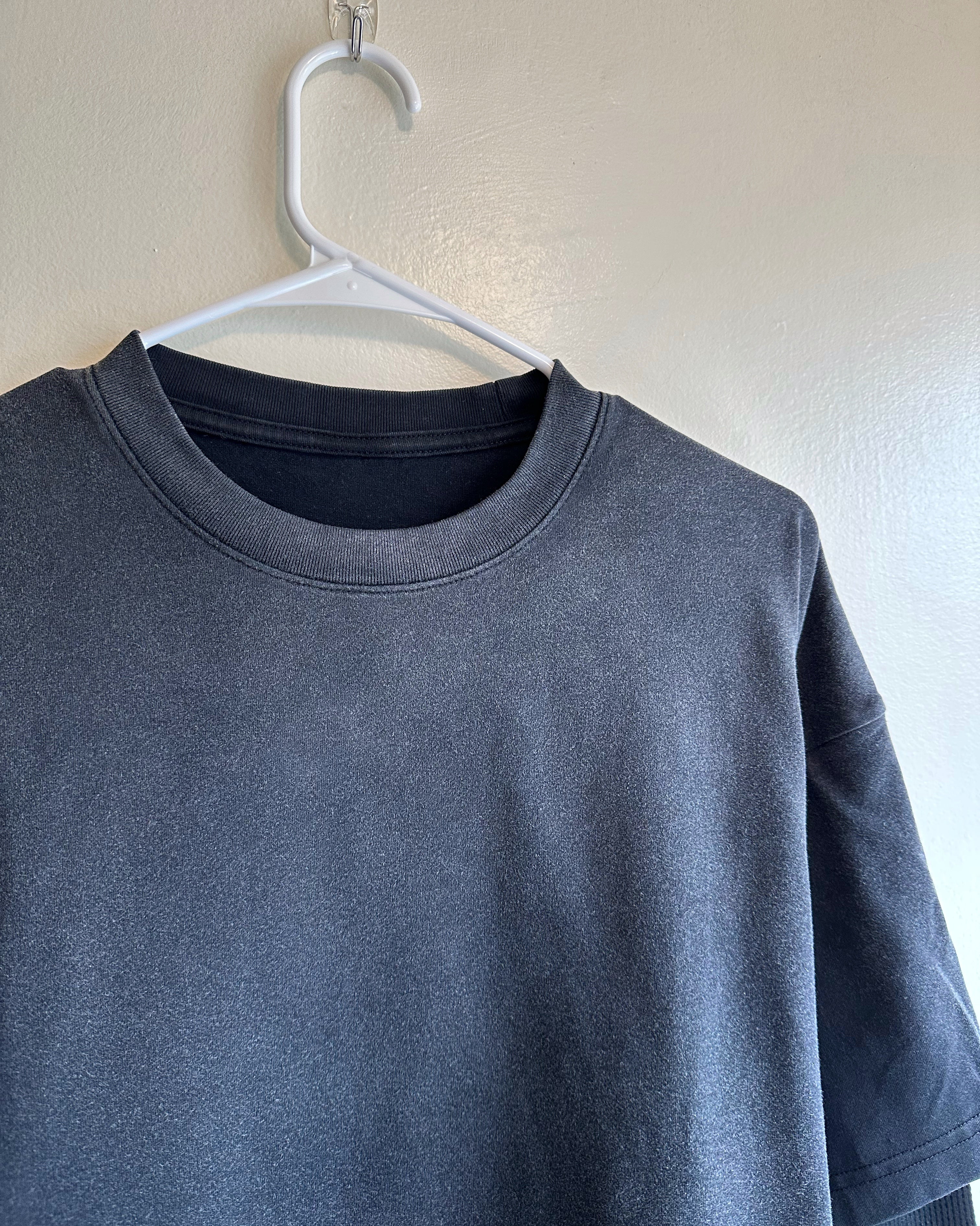 Thermal Sleeve Tee Black