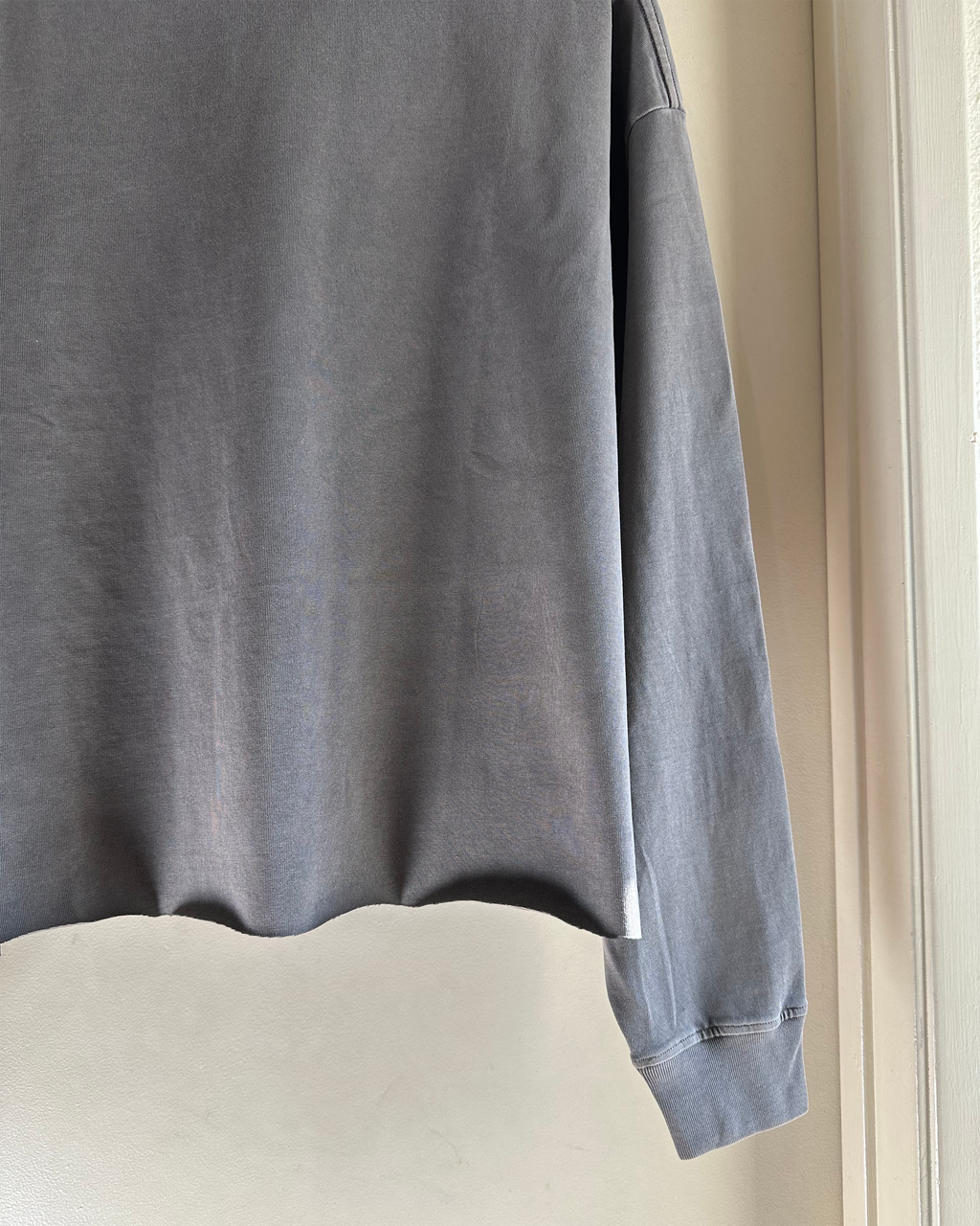 Raw Hem Boxy Long Sleeves