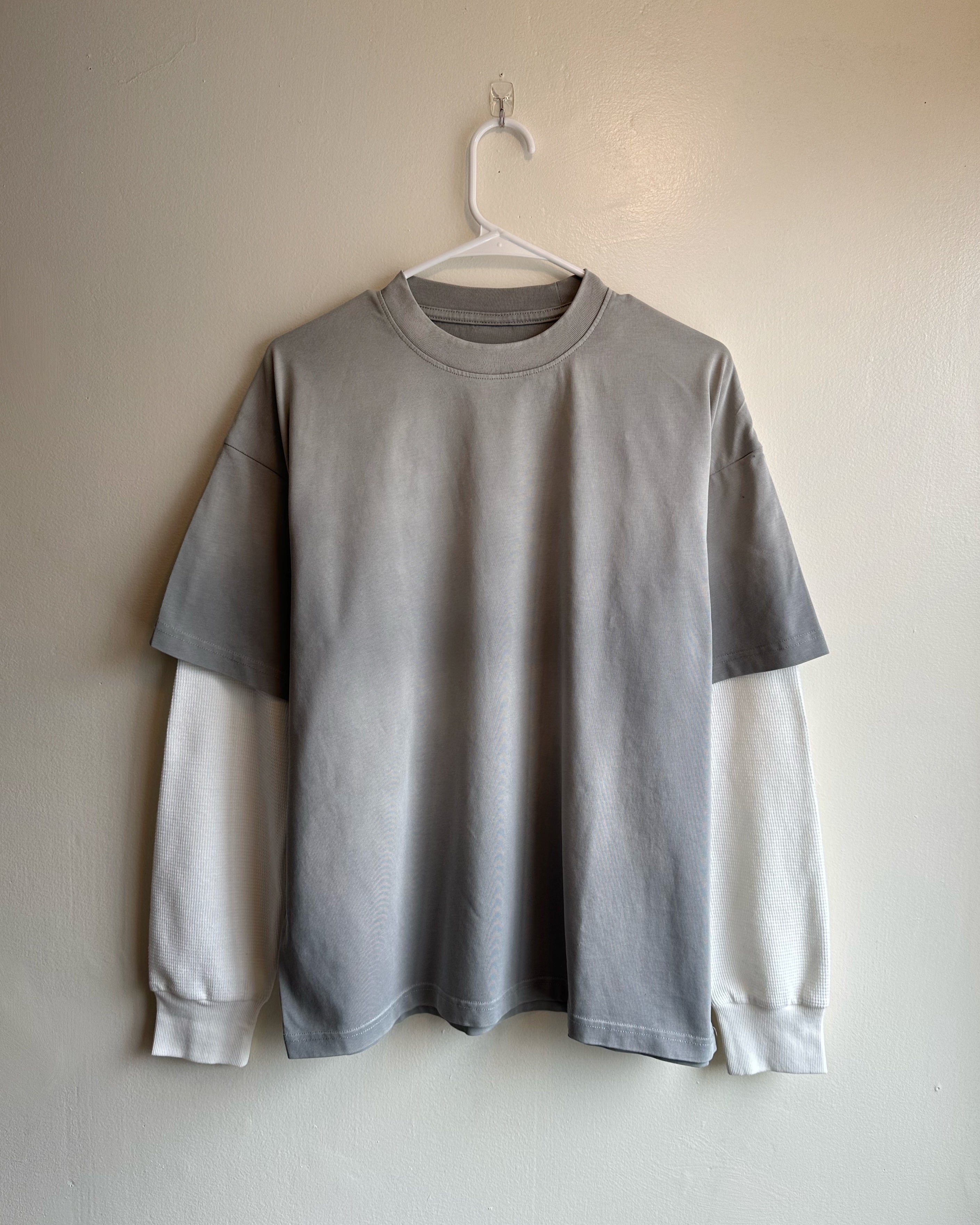 Thermal Sleeve Tee Grey