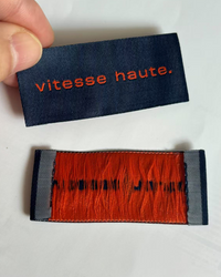 Woven labels and packaging