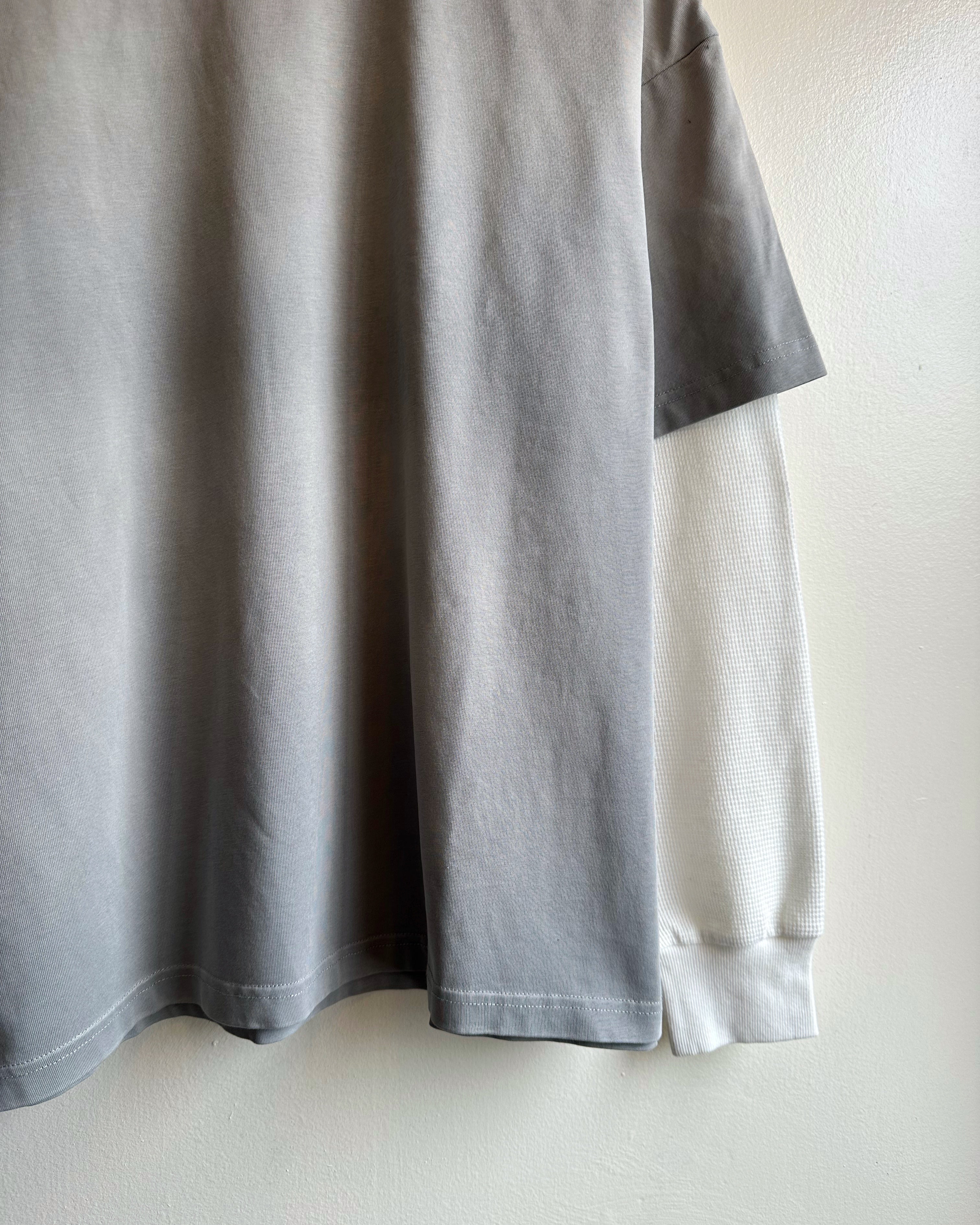 Thermal Sleeve Tee Grey