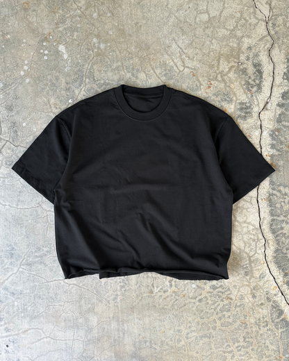 300 GSM Raw Hem Tee