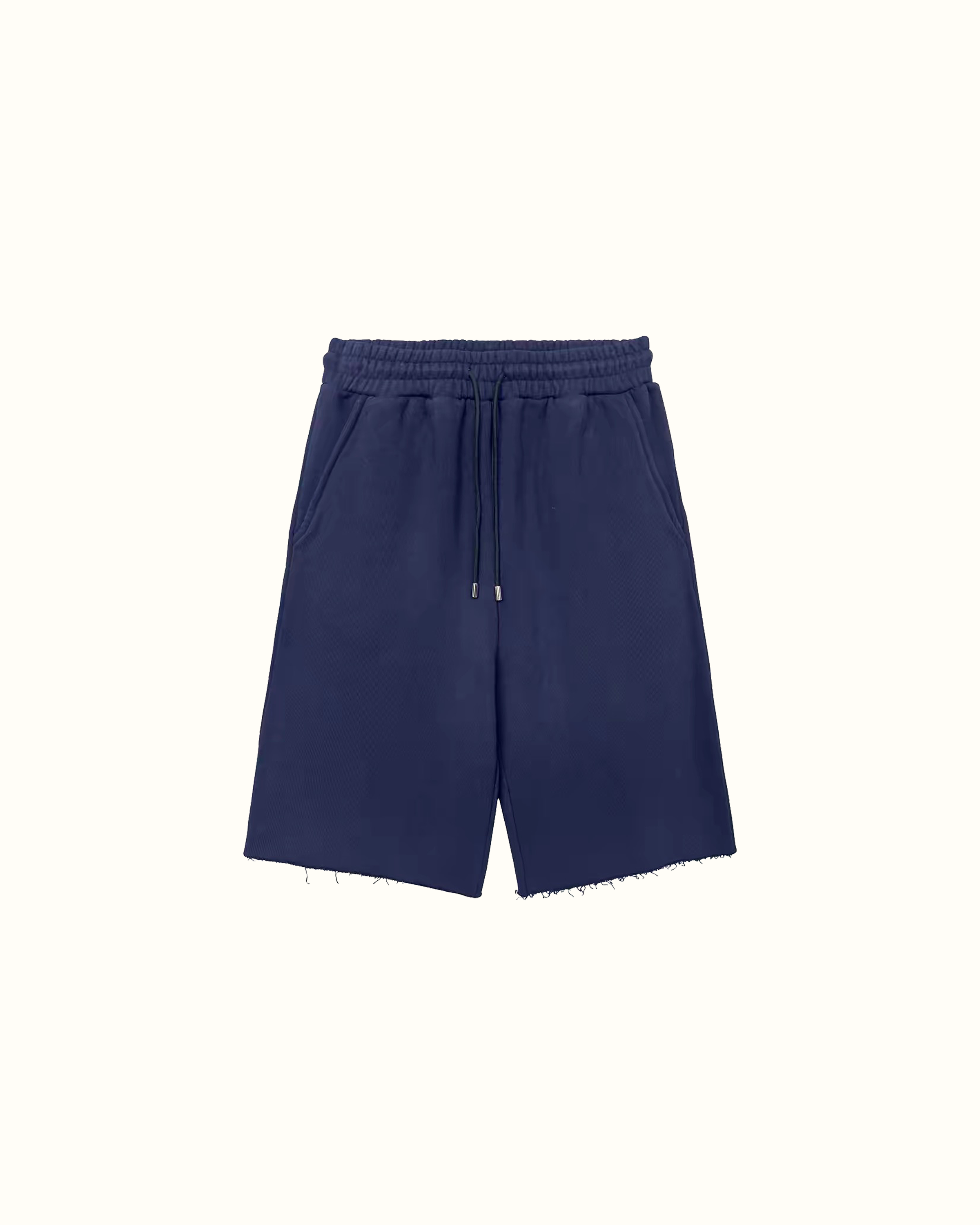 3/4 Raw Hem Shorts