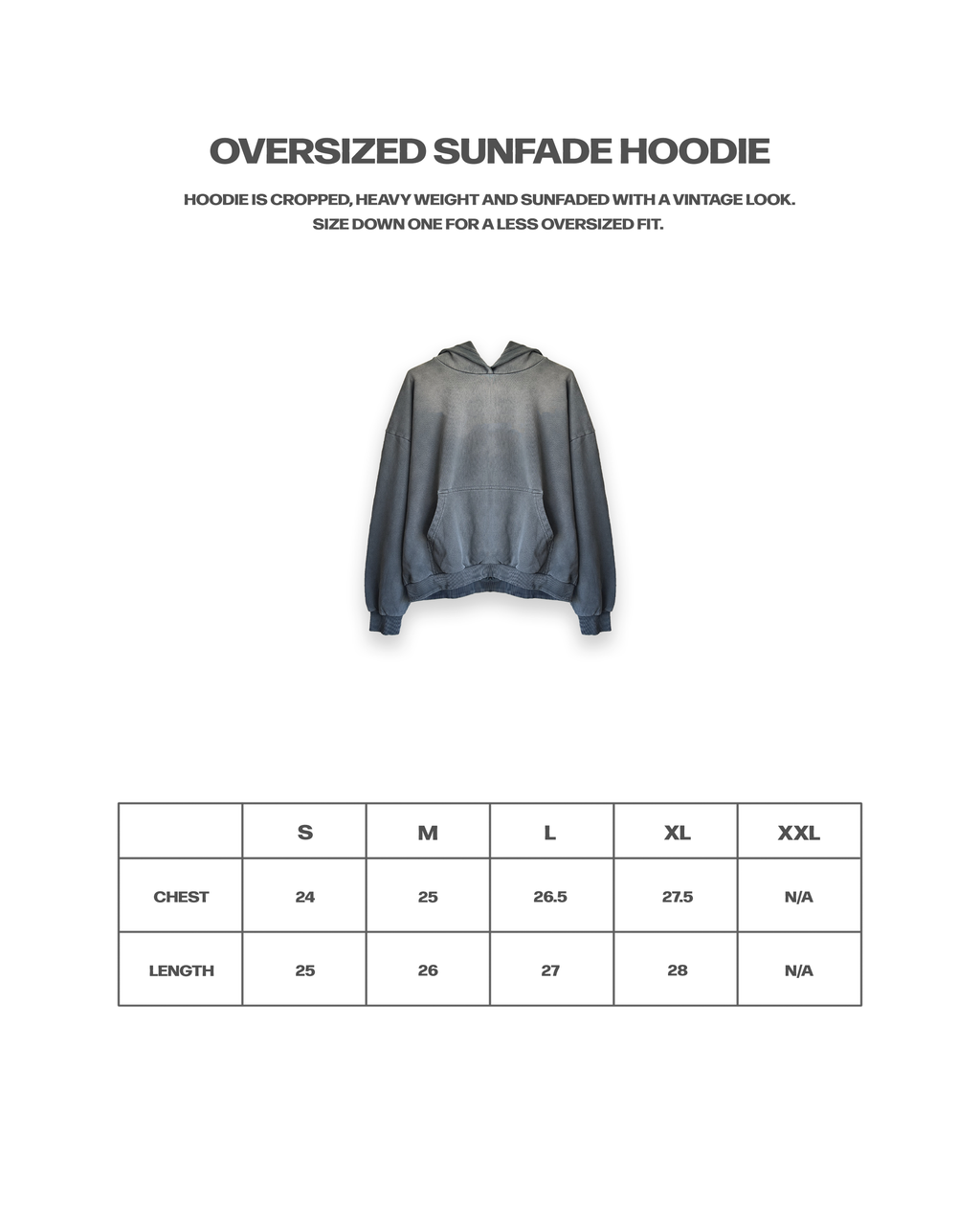 Core Wide Sun Fade Hoodie