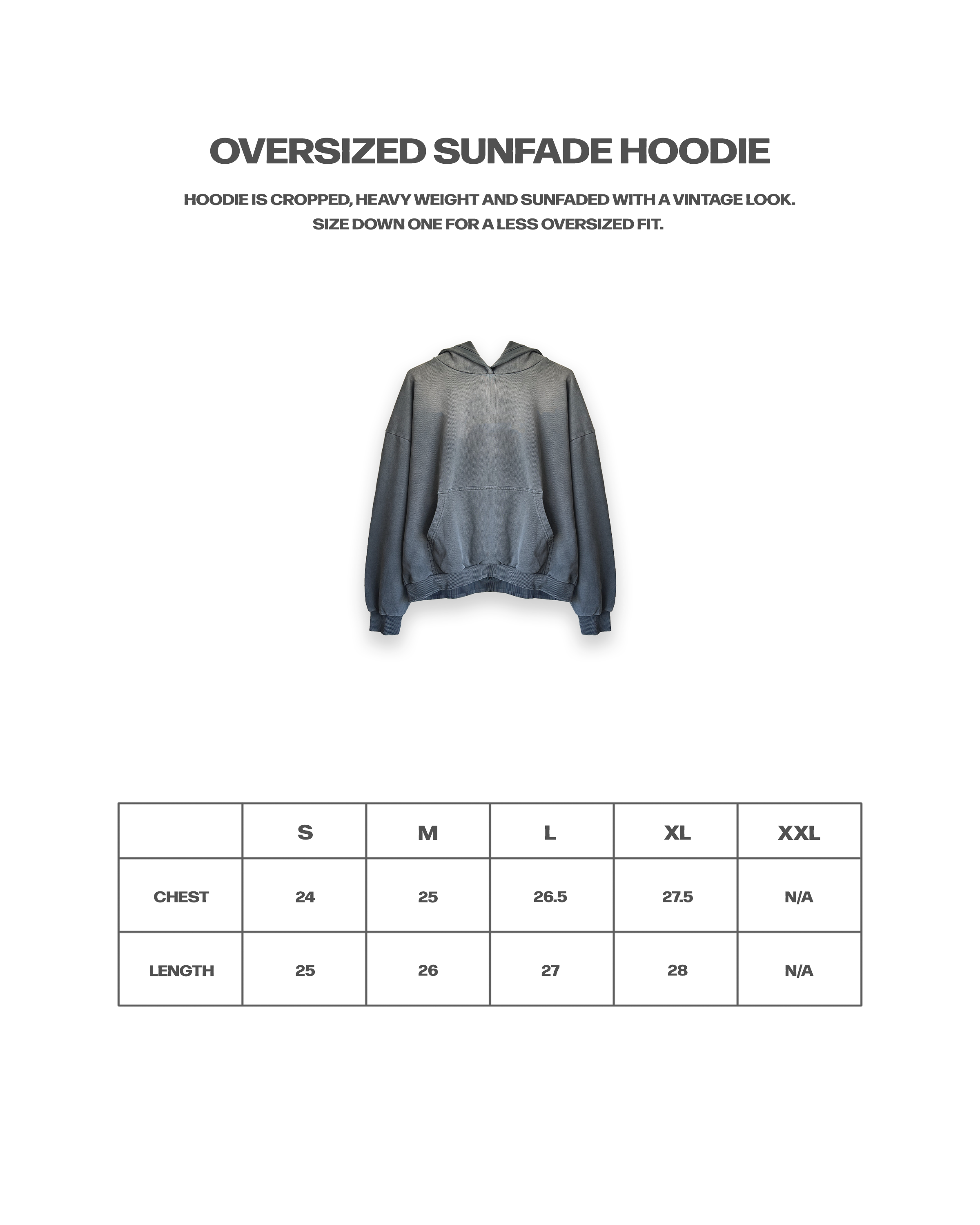 Oversized Sunfade Hoodie