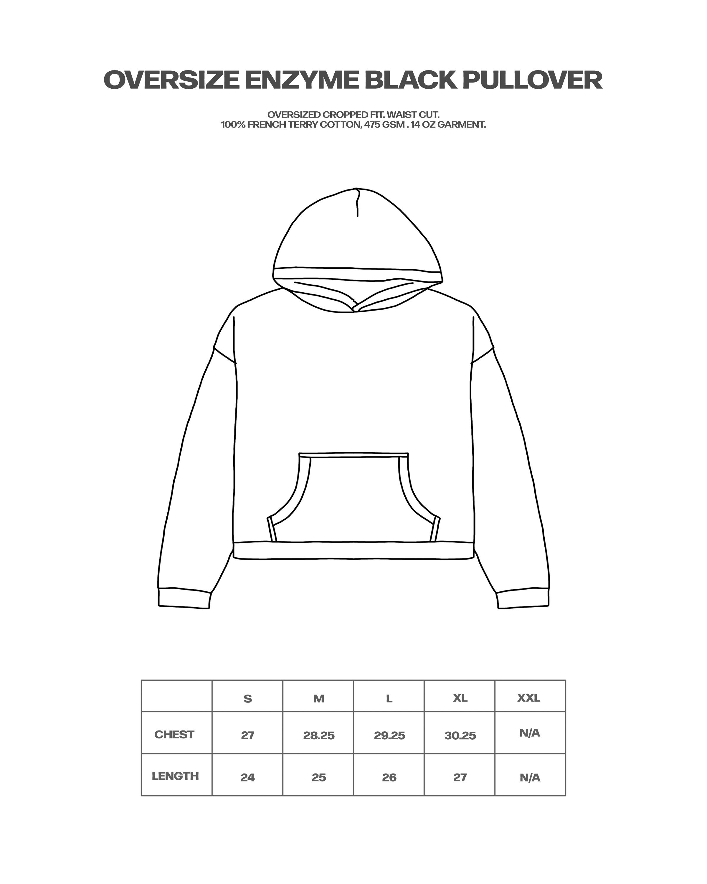 Core Wide Hoodie