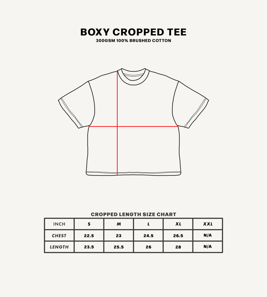 "300gsm Cropped Tee"