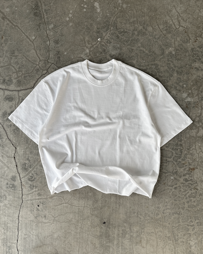 300 GSM Raw Hem Tee