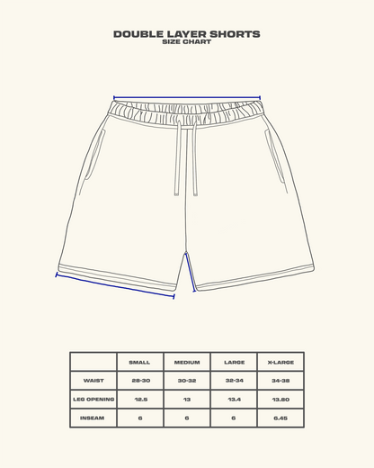 Luxury Mesh Shorts (Double Layer)