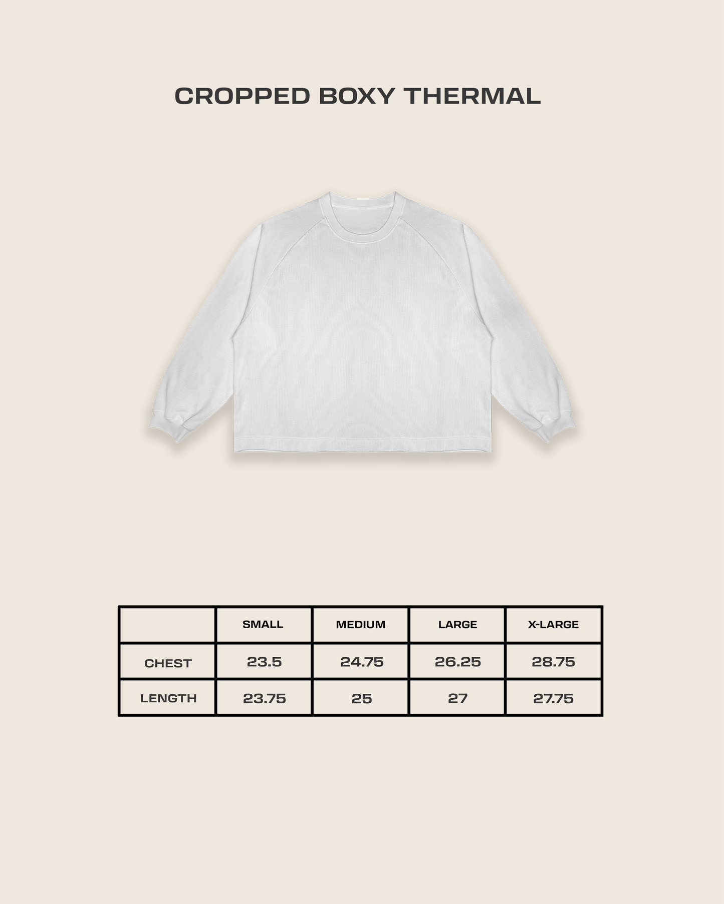 Cropped Boxy Thermal