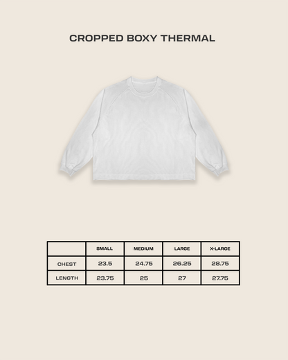 Cropped Boxy Thermal