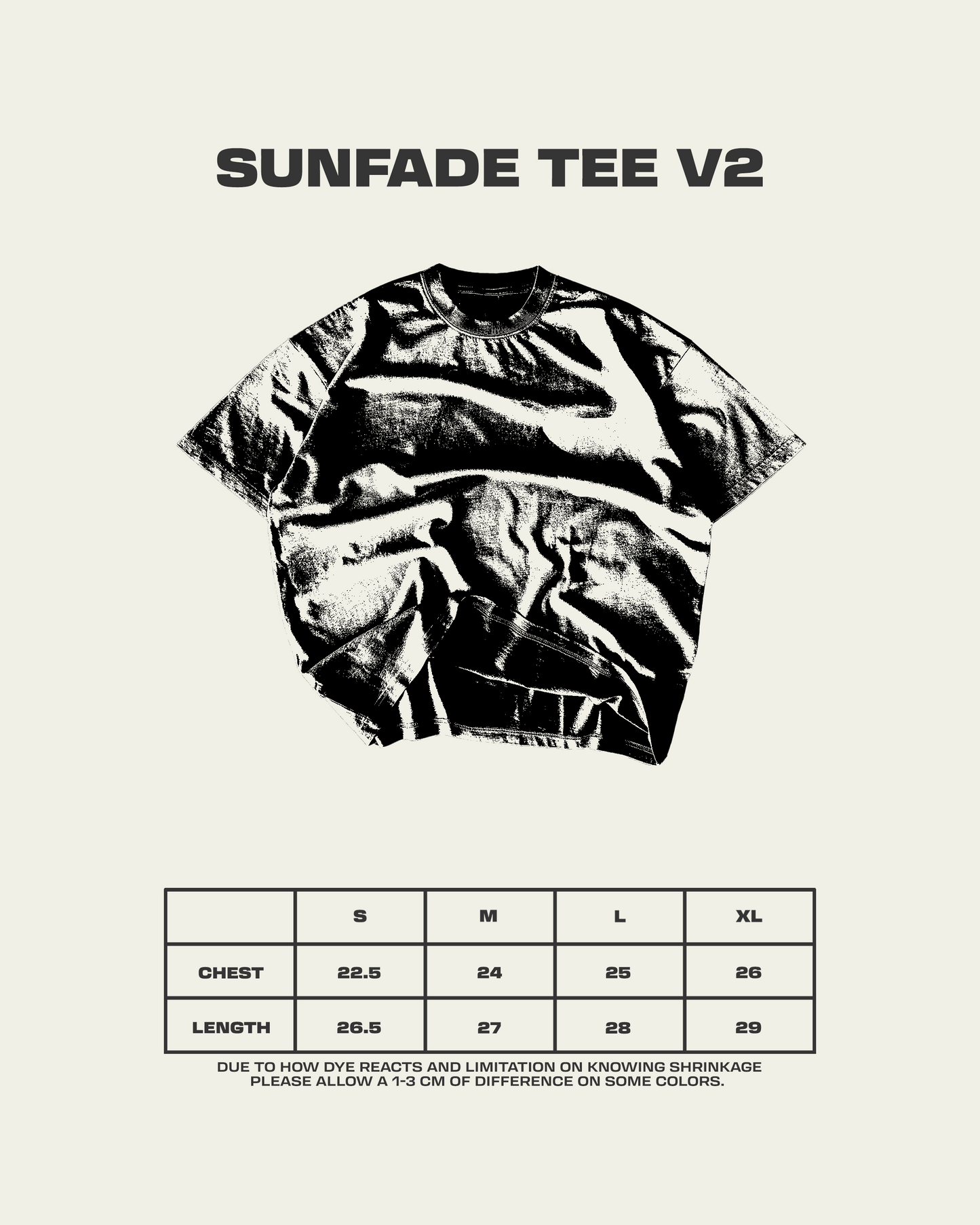 Sunfade Tee V2 (wholesale)