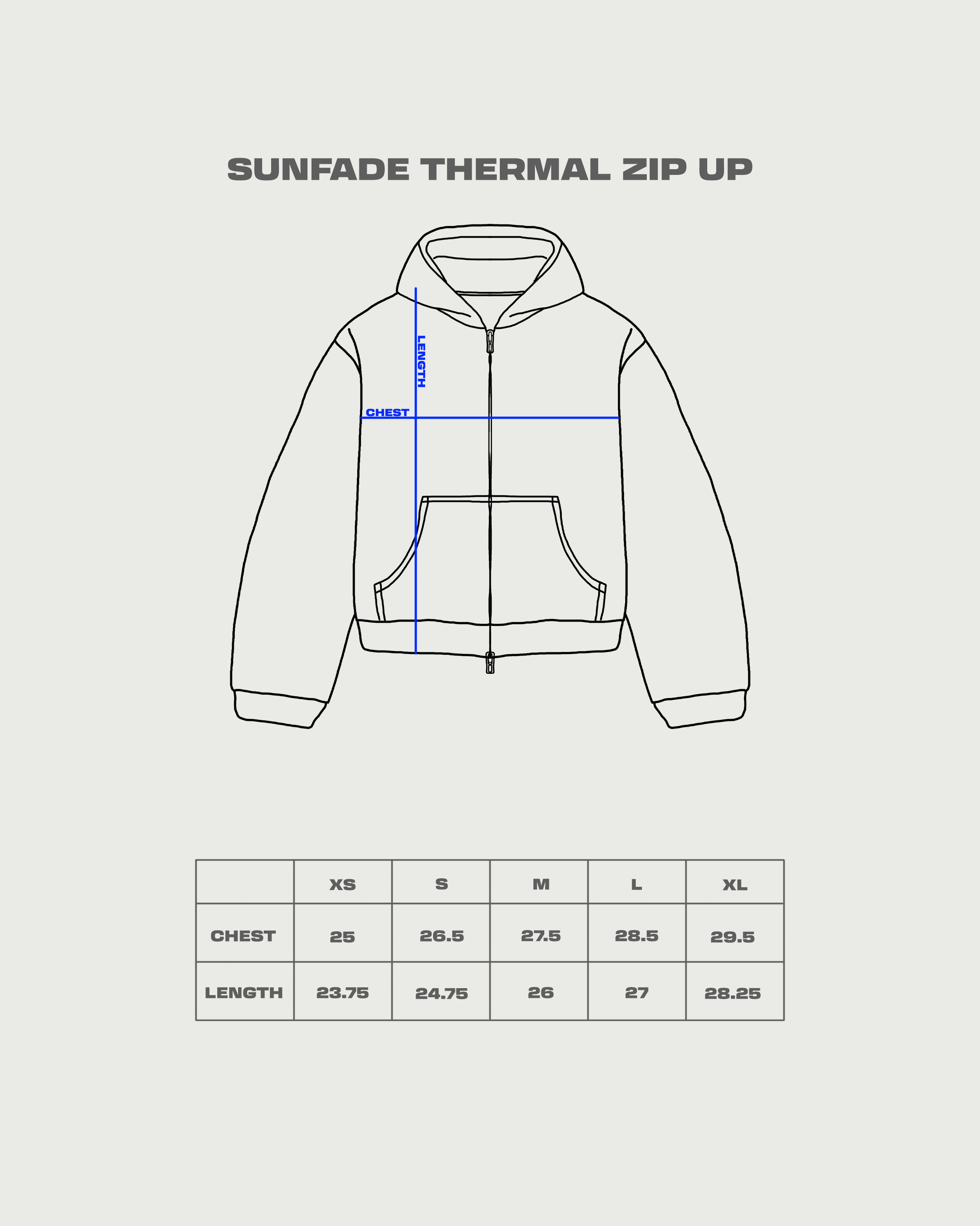 Sunfade Thermal Zip Up