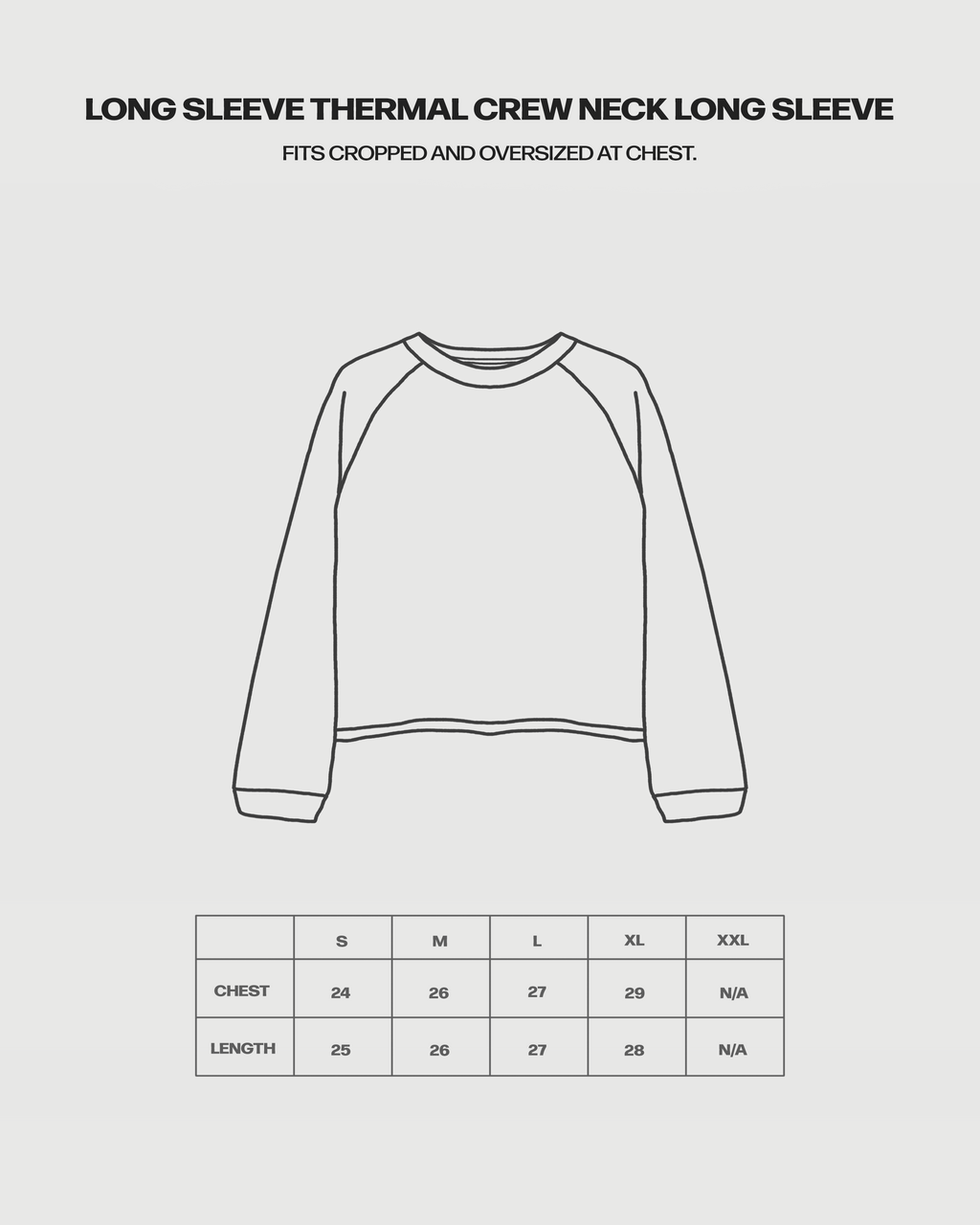 Heavy Weight Long Sleeve Crewneck Thermal