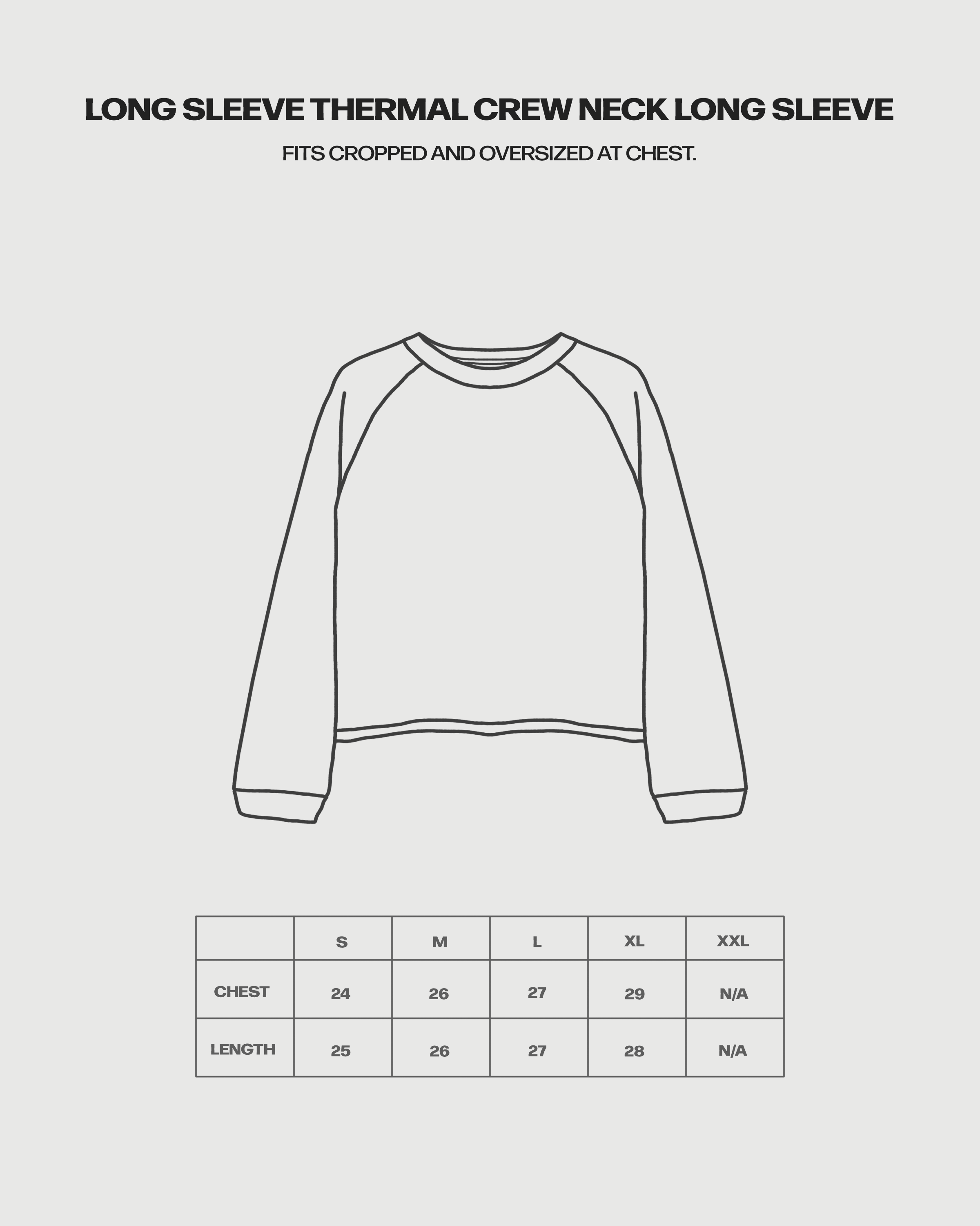 Heavy Weight Long Sleeve Crewneck Thermal