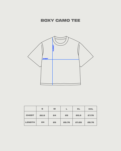 Boxy Camo Tee