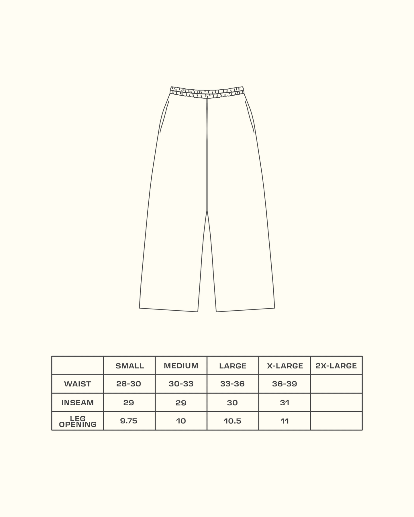 Japanese Wide Leg Sweat Pant