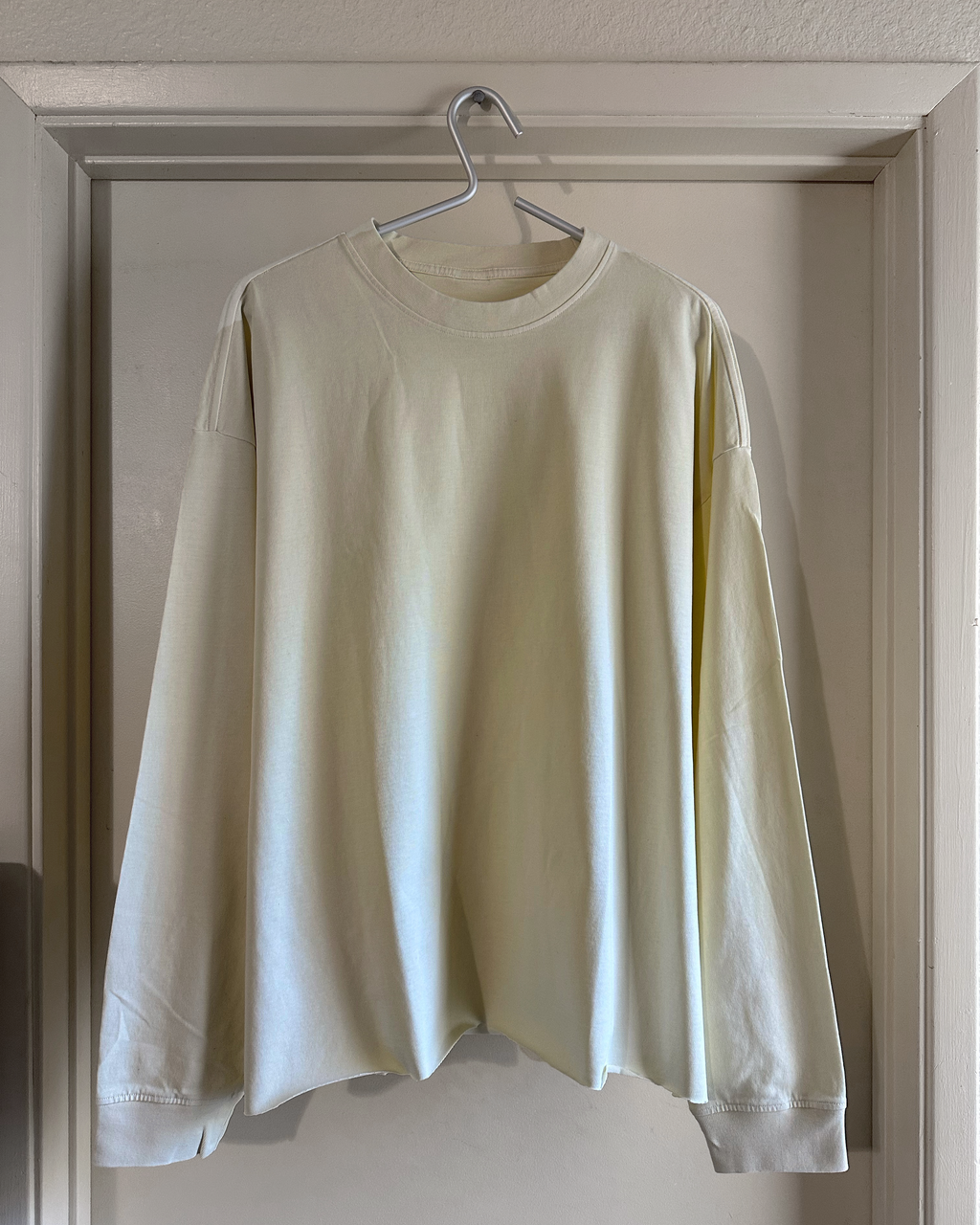 Raw Hem Boxy Long Sleeves