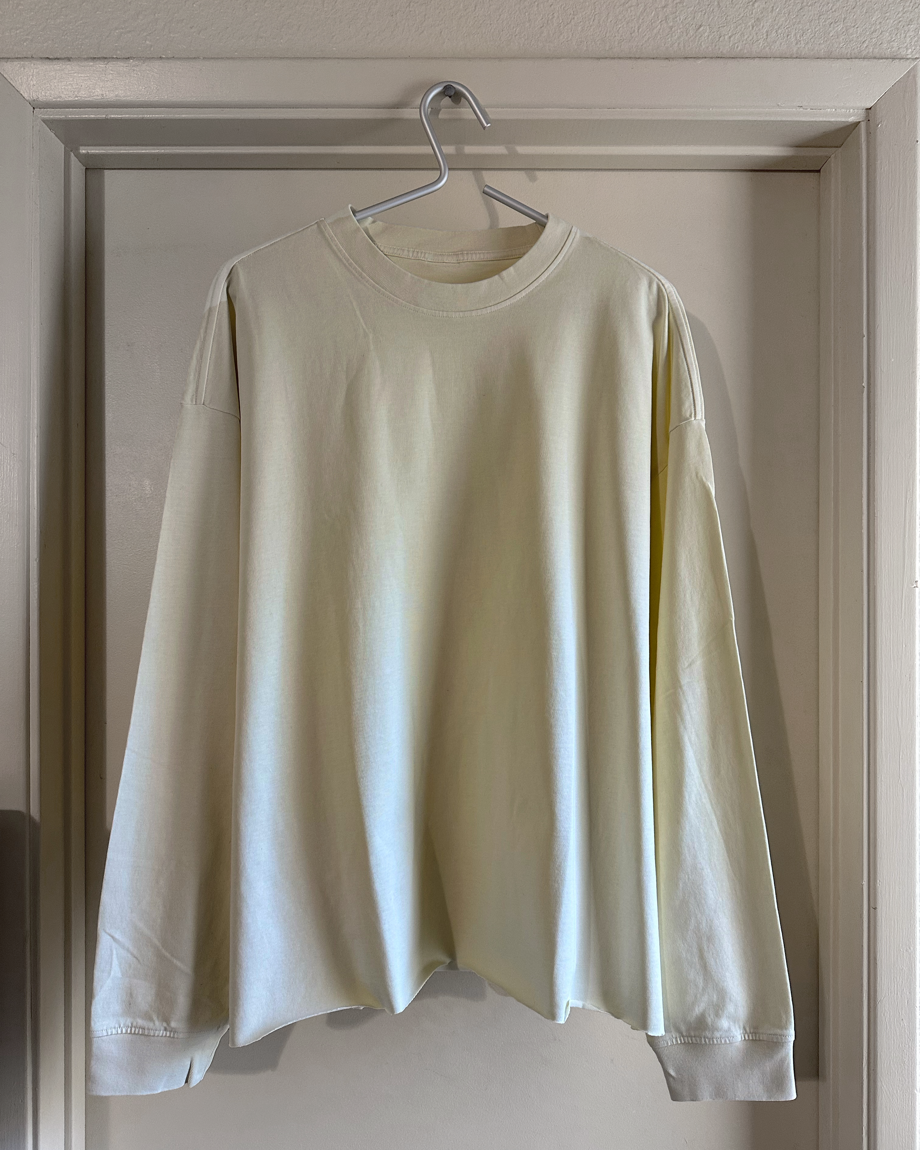 Raw Hem Boxy Long Sleeves