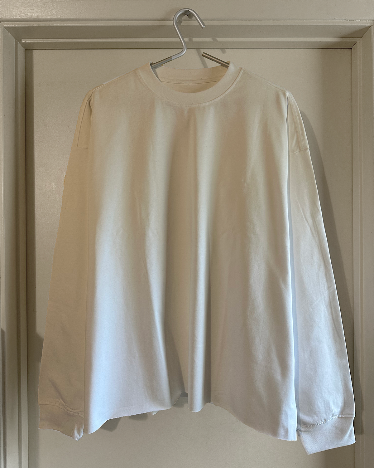Raw Hem Boxy Long Sleeves